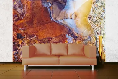 Produktbild von Vlies Fototapete DEKORATIVE STEINNAHAUFNAHME 375 x 250 cm (inkl. Kleister) - Vlies Tapete, Wandtapete, Wandbilder - Tapete für Wohnzimmer Schlafzimmer, Büro, Küche - Montagefertig