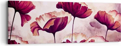 Produktbild von Bild auf Leinwand - Leinwandbild - Mohn Blume Wiese - 90x30cm - Wand Bild - Wanddeko - Wandbilder - Leinwanddruck - Bilder - Kunstdruck - Wanddekoration - Leinwand bilder - Wandkunst - AB90x30-3934