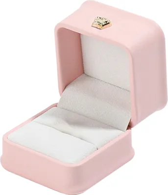 Produktbild von Schmuck-Ringbox, kompakte Größe, tragbar, kratzfest, mit weichem Samtfutter, Ohrring-Ring-Etui, Schmuck-Organizer