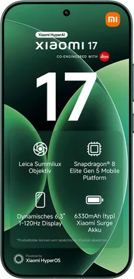 Zdjęcie produktu dla Xiaomi 17 12/512GB zielony