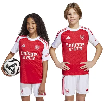 Image de Maillot Adidas Primera Equipación Arsenal 25/26 "Better Scarlet / White" pour Enfant