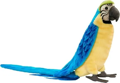 Produktbild von Hansa Toy 3068, Ara blau 60 cm Kuscheltier Stofftier Plüschtier
