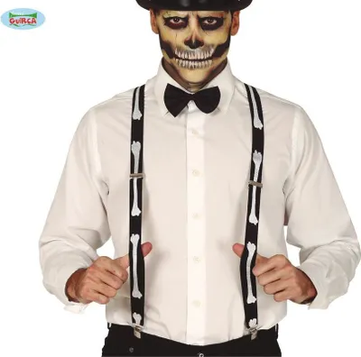 Obrázek produktu pro Šle - kšandy kostlivce - HALLOWEEN