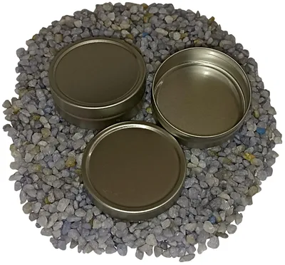 Produktbild von 100 Blechdosen Aluminium 14 ml Stülpdeckeldosen