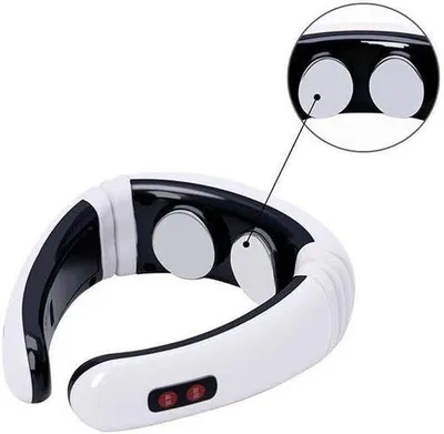 Immagine prodotto di Massaggiatore elettrico per collo e schiena - Stile agopuntura - Rilassamento profondo e stimolazione elettrica - Diverse tecniche di massaggio