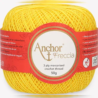 Zdjęcie produktu dla Anchor Freccia 12 – bawełniana włóczka do szydełkowania i koronek (Color 00290)