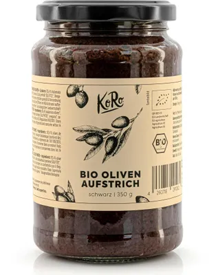 Produktbild von KoRo I Schwarze  Oliven Aufstrich 350 g