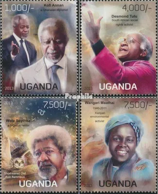 Produktbild von Briefmarken Uganda 2013 Mi 3075-3078 (kompl.Ausg.) postfrisch Nobelpreisträger