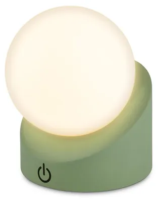 Productafbeelding van Mini LED tafellamp draadloos met touch, IP54, 10x8x9 cm, groen