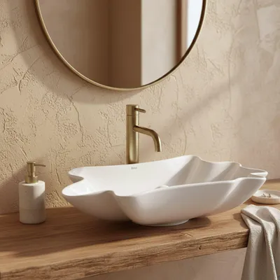 Produktbild von Aufsatzwaschbecken Rea Infinity Weiß