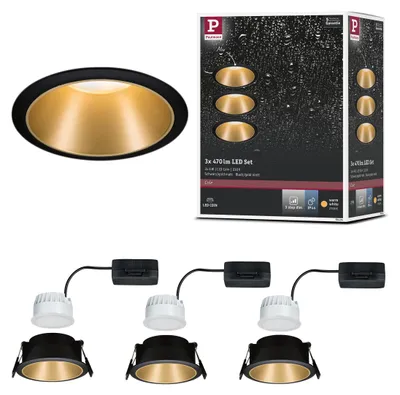 Zdjęcie produktu dla Zestaw 3 lamp wpuszczanych LED Cole firmy Paulmann
