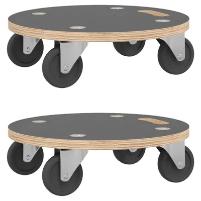 Obrázok produktu pre vidaXL Transportné valčeky 2 ks okrúhle Ø38x11,5 cm 250 kg