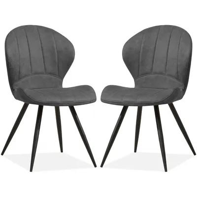 Imagen del producto de Silla para comedor MX Sofa, modelo Magic, acero (juego de 2 unidades)
