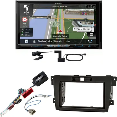 Produktbild von Pioneer AVIC-Z930DAB USB Navigation Bluetooth MP3 CD Einbauset für Mazda CX-7