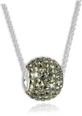 Produktbild von SilberDream Kette Bead Zirkonia Damen Silber silber grau Set D2GSS023