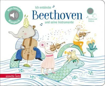 Obrázok produktu pre Ich entdecke Beethoven und seine Instrumente - Pappbilderbuch mit Sound (Mein kleines Klangbuch)