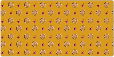 Produktbild von Tischunterlage - 120x60 cm - Schreibtischunterlage - Mauspad - Zitronen und Kirschen