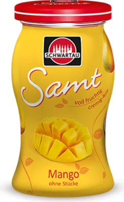 Obrázek produktu pro Schwartau velvet mango krémová jemná ovocná pomazánka bez kousků 270g