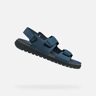Produktbild von Geox Dunkelblaue Herren-Sandalen Flextride S 46