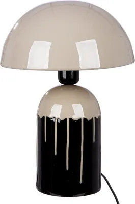 Zdjęcie produktu dla Casablanca Tischleuchte, "Drip", Metall, grau, schwarz, , H. 37 cm, D. 26 cm 53237