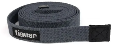 Produktbild von tiguar Yoga Gurt  3 m, Baumwolle, Graphite