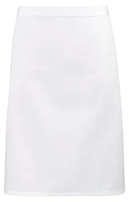 Produktbild von Premier Workwear PR151 | Bistroschürze - 70 x 50 cm - Hauswäsche: bis 60 °C - Farbe: White - Größe: 70 x 50 cm