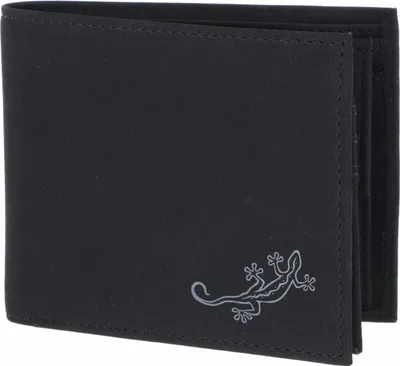 Produktbild von oxmox Geldbörse New Cryptan RFID Protect Querscheinbörse Lizard 2.0 Print Grey Black schwarz