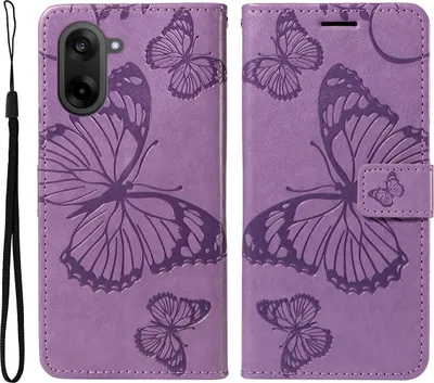 Produktbild von OnePlus Nord CE5 Hülle - Coverup Schmetterlinge Klapphülle - Lila