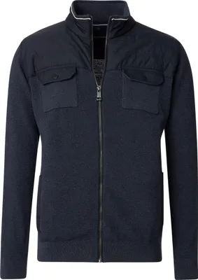 Produktbild von CASAMODA Herren Strickjacke Reißverschluss Regular-Fit Aqua L