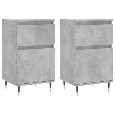Produktbild von Sideboards 2 Stk. Betongrau 40x35x70 cm Holzwerkstoff