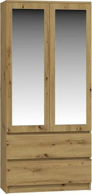 Produktbild von Kleiderschrank Garderobe Mehrzweckschrank Mit Spiegel Artisan