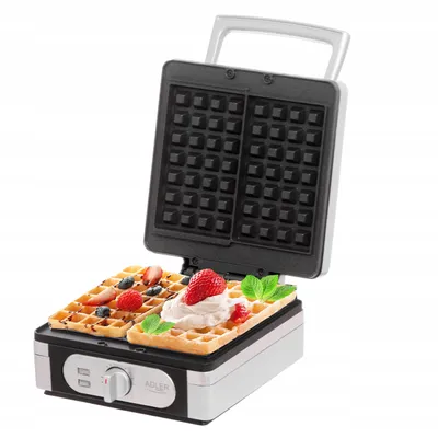 Obrázok produktu pre Vaflovač 2000W Xxl 2 Chrumkavé Nadýchané Vafle Xxl Veľké Pevne Vyrobené