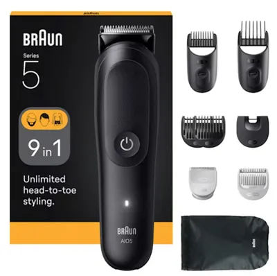 Produktbild von Braun AIO5540 Haartrimmer/-schneider Schwarz 14 Lithium-Ion (Li-Ion)