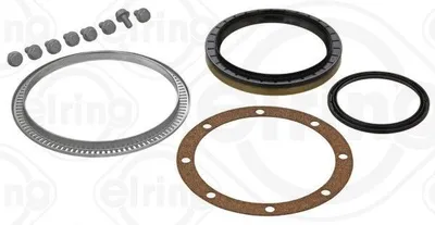 Produktbild von ELRING Dichtungssatz Radnabe 435.020 Vorne passend für MERCEDES-BENZ ACTROS 6mm NBR (Nitril-Butadien-Kautschuk) 86mm 105mm