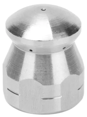 Produktbild von Set zur Reinigung von Rohren und Abflüssen für Hochdruckreiniger, mit Sprühdüse aus Edelstahl