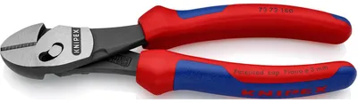 Produktbild von Knipex Kraftseitenschneider Länge 180mm schneidet nochmal 50% leichter mit 2K.-Hüllen - 73 72 180