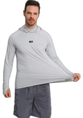 Produktbild von INF UV-Schutzjacke für Wasser ultradünnes Mesh Nylon87% Elasthan13% Grau L
