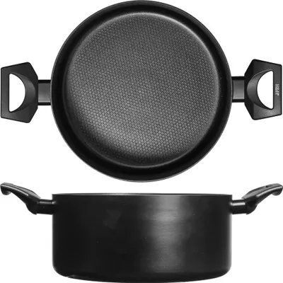Immagine prodotto di H&H Casseruola 2 Manici All Blacks Cm24