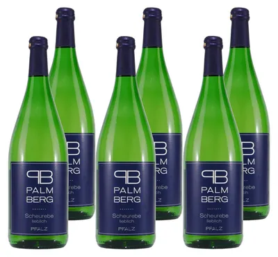 Produktbild von Palmberg Scheurebe QbA -lieblich- (6 x 1,0L)