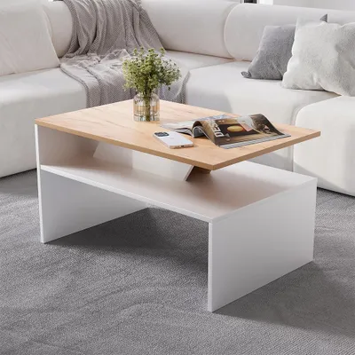 Obrázek produktu pro Konferenční stůl Vicco Arden Bílá/Artisan 80 x 52.6 cm, Model 59619