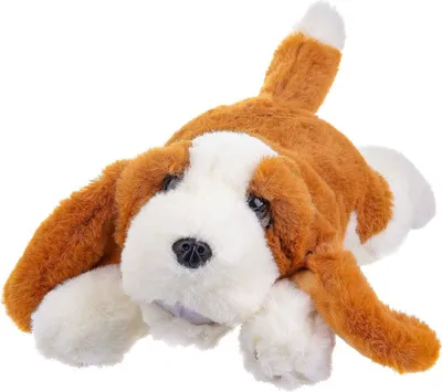 Produktbild von Edco Plüschtier "Bernhardiner" 12686 Hund liegend ca. 28 cm braun