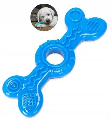 Produktbild von Nobleza Hundespielzeug TPR Beißring 14,5 cm zahnreinigend