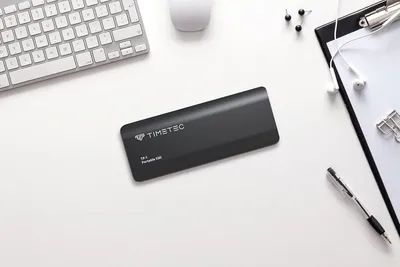 Image de Disque SSD externe 2 To – Disque SSD portable – Boîtier en aluminium ultraléger – Vitesse USB ultra-rapide