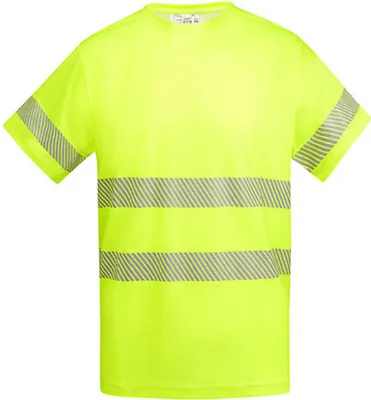 Produktbild von Roly Workwear HV9317 | T-Shirt Tauri Arbeitsshirt Herren - Farbe: Fluor Yellow 221 - Größe: XL