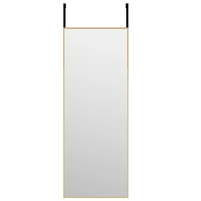 Obrázok produktu pre zrkadlo na dvere vidaXL Golden 30x80 cm sklo a hliník