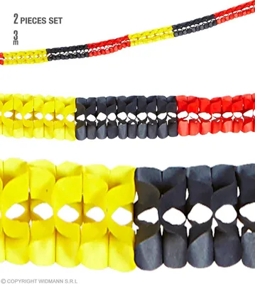Produktbild von Girlande Deutschland 3m 2er Set, Ø8cm