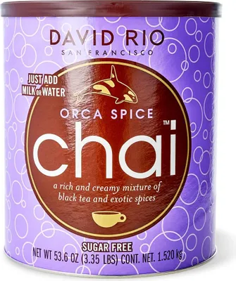 Produktbild von David Rio Orca Spice Chai 1,52 kg Dose Gastro zuckerreduziert Schwarztee Gewürze
