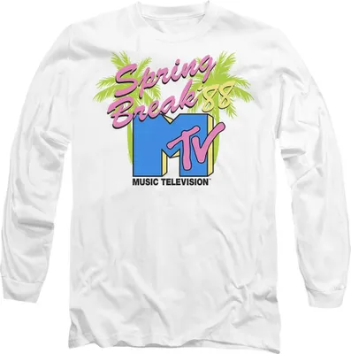 Produktbild von MTV - "Spring Break" T-Shirt für Herren/Damen Uni TV10512 (XL) (Weiß)