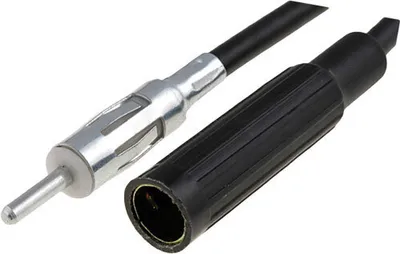 Produktbild von Audioproject A293 - Autoradio Antennen Verlängerung 100 cm - 1m - KFZ Koax Antennen Kabel DIN Adapter Stecker - DIN Buchse FM UKW