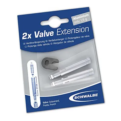 Produktbild von Schwalbe Ventilverlängerung30 mm 2er Set, aluminium sw f.tubeless